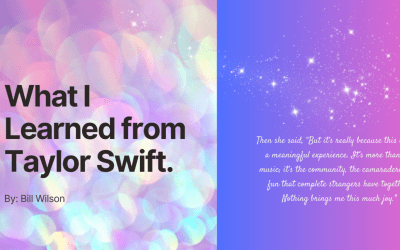“What I Learned from Taylor Swift”